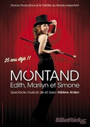 Montand... Edith, Marilyn et Simone Centre socio-culturel La Garance Affiche