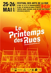 22ème Édition du Festival Le Printemps des Rues Espace Jemmapes Affiche
