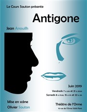 Antigone Thtre de L'Orme Affiche