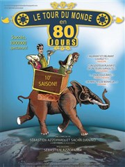 Le tour du monde en 80 jours Thtre 100 Noms - Hangar  Bananes Affiche