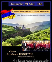 Choeur Arménien Koghtan : Chants traditionnels et sacrés Eglise Sainte Marie des Batignolles Affiche