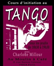 Initiation au tango argentin Le Moulin  Caf Affiche