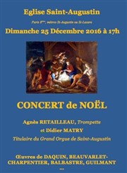 Concert de Noël avec Trompette et Orgue Eglise Saint-Augustin Affiche