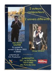 2 univers différents : Olivier Dinant et Jean-Michel Gautier Le Rigoletto Affiche