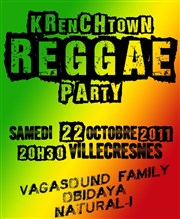 Krenchtown Reggae Party Salle polyvalente de Villecresnes Affiche