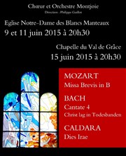 Mozart - Bach - Caldara Eglise Notre Dame des Blancs Manteaux Affiche
