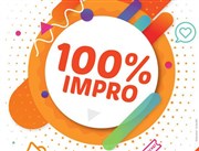 100% impro ! Improvidence Bordeaux Affiche