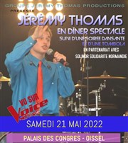 Jérémy Thomas en dîner spectacle. Palais des Congrs de Oissel. Affiche