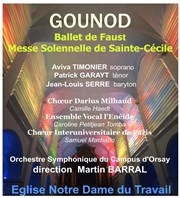 Gounod : Ballet de Faust et Messe Solennelle en l'honneur de Sainte-Cécile Eglise Notre-Dame du Travail Affiche