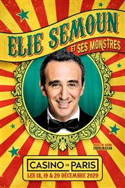 Elie Semoun dans Elie Semoun et ses Monstres Casino de Paris Affiche
