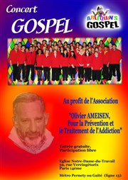 Arlequin's Gospel chante pour l'association Olivier Ameisen Eglise Notre-Dame du Travail Affiche