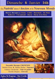 La Nativité dans l'Ancien et le Nouveau Monde Eglise Saint-Eugne Sainte-Ccile Affiche