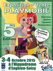 Exposition vente Playmobil Hippodrome d'Enghein - Soisy Affiche
