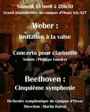 Beethoven et Weber Grand amphithéâtre Henri Cartan du Campus d'Orsay Affiche