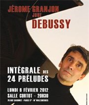 Intégrale des 24 préludes de Debussy | par Jérôme Granjon Salle Cortot Affiche