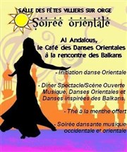 Al Andalous, Le Café des Danses Orientales à la rencontre des Balkans Soirée dîner spectacle Salle des Fte Ren Vedel Affiche