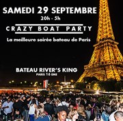Soirée Crazy Boat Party Bateau River's King Affiche