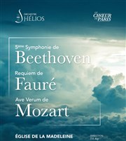 5eme Symphonie de Beethoven / Requiem de Fauré Eglise de la Madeleine Affiche