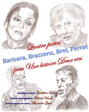 Quatre poètes pour Une histoire Deux vies Le Théâtre Falguière Affiche