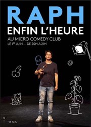 50 min avec Raph Micro Comedy Club Affiche