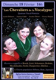 Quatuor Vocal Féminin a cappella Eglise Notre-Dame du Travail Affiche