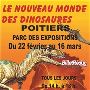 Le nouveau monde des dinosaures Chapiteau Le Nouveau Monde des dinosaures  Poitiers Affiche