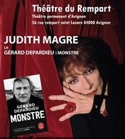 Judith Magre lit Gérard Depardieu Thtre du Rempart Affiche