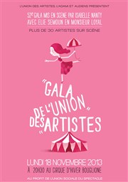52 ème gala de l'union des artistes Cirque d'Hiver Bouglione Affiche