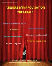 Cours d'improvisation théâtrale 2023-2024 Salle Jacques Prvert Affiche