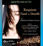 Requiem de Fauré & Duruflé Eglise Saint Louis en l'le Affiche