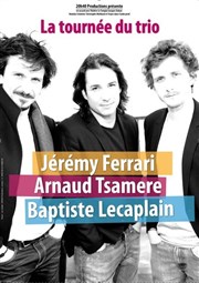 Arnaud Tsamere, Baptiste Lecaplain et Jérémy Ferrari dans La tournée du trio Znith Sud Affiche