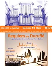 Duruflé / Victoria / Fauré / Bach Eglise Notre-Dame des Blancs-Manteaux Affiche