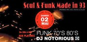 Soirée Funk and Soul by DJ Notorious : Fashion 70'80 Le Chinois Affiche