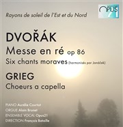 Dvorak six chants moraves / Grieg choeurs a capella Temple de Pentemont Affiche