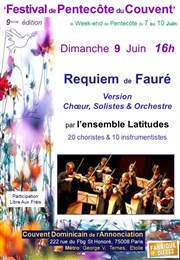 Requiem de Fauré Couvent de l'Annonciation Affiche