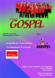 Arlequin's Gospel chante pour la Bagagerie d'Antigel Eglise Saint Lambert de Vaugirard Affiche