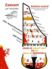 Bestiaire musical | Concerts Baroque Eglise de Bnouville Affiche