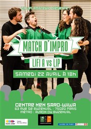 Match d'improvisation LIFI-A vs LIP Centre d'animation Ken Saro-Wiwa Affiche