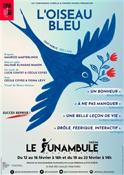 L'oiseau bleu Le Funambule Montmartre Affiche