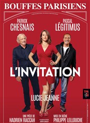 L'invitation | avec Patrick Chesnais et Pascal Legitimus Théâtre des Bouffes Parisiens Affiche