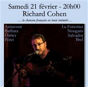 Richard Cohen | La chanson française en toute intimité... L'Heure Bleue Affiche