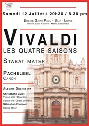 Vivaldi : Les Quatre Saisons / Stabat Mater / Canon de Pachelbel Eglise Saint Paul - Saint Louis Affiche
