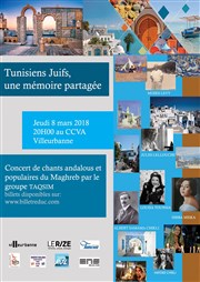 Chants andalous et populaires du Maghreb CCVA - Centre Culturel & de la Vie Associative Affiche