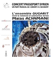 Passeport syrien délivré par MAias Alyamani et l'Ensemble Ougarit Eglise Saint Pierre de Vaise Affiche