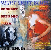 Concert Blues-Rock + Scène Ouverte + Jam session L'Oasis 244 Affiche