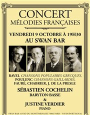 Mélodies Françaises Le Swan bar Affiche