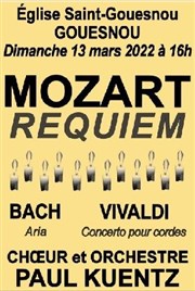 Mozart : Requiem avec choeur et orchestre de Paul Kuentz Eglise Saint Gouesnou Affiche