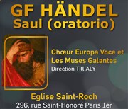 Saul Oratorio Händel Eglise Saint Roch Affiche