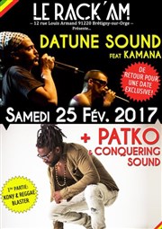 Patko & Conquering Sound + Datune Sound + Kony & Reggae Blaster Le Rack'am Affiche