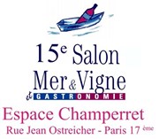 Salon mer & vigne et gastronomie Espace Champerret Affiche